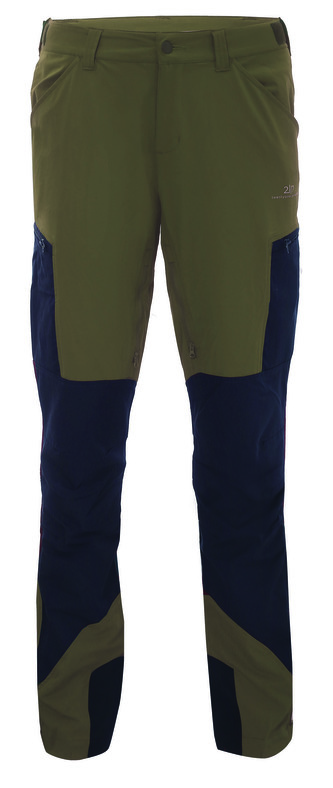 LUNNA - Pánské dlouhé outdoor kalhoty - Olive - 3XL