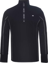 OXIDE - pánská mikina 1/2 zip - Black - L