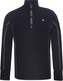 OXIDE - pánská mikina 1/2 zip - Black - L