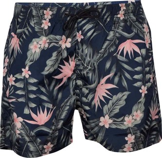 MARINE - chlapecké / pánské plážové šortky - Flower comb - XL