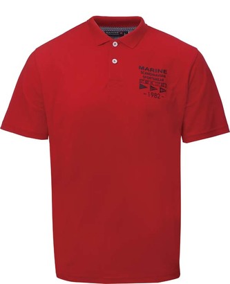 MARINE - pánské polo tričko - Red - S