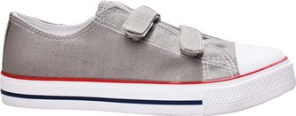 OXIDE - jr.tenisky nízké (canvas, suchý zip) - denim - 28