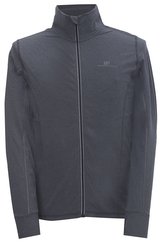 EKUDDEN - pánská powefleece mikina - Dk grey - L