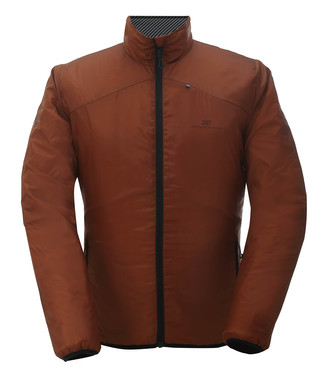 OLDEN - ECO pánská lehká zateplená bunda PRIMALOFT - rusty - XL