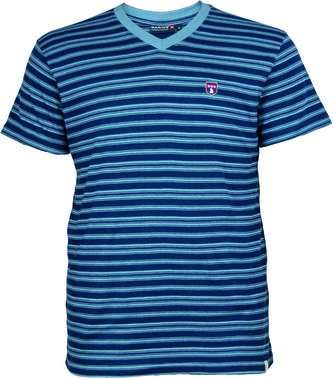 MARINE - Pánské tričko s krátkým rukávem - Denim comb - M