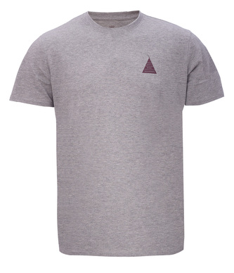 APELVIKEN - pánské triko s krátkým rukávem - Grey melange - XL