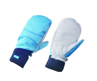 VALADALEN - lyžařské palčáky, unisex - modré tkané - 10