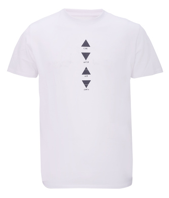 APELVIKEN - pánské triko s krátkým rukávem - White - 3XL