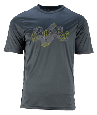 GTS 211811 M - Pánské funkční tričko s potiskem - Anthra - 3XL