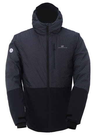 GÄRDET - ECO pánská lehká zateplená lyžařská bunda - aop - XXL