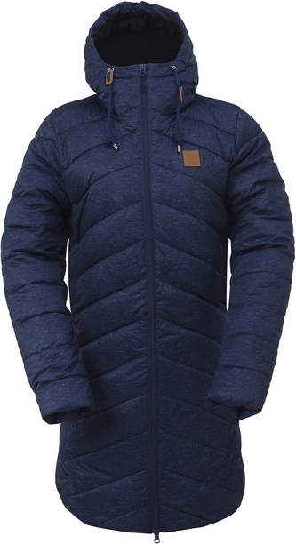 HINDÅS - dámský zateplený kabát - navy - L