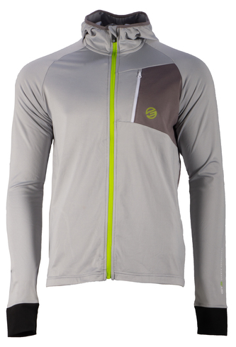 GTS 3003 M S20 - Pánská mikina s kapucí, Bicolour - lt grey - S