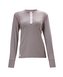 ANEBY - dámské freeski triko s dlouhým rukávem - šedé melange - 42