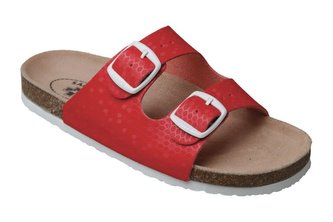 SANTÉ Zdravotní obuv dětská - D/203/31M/BP ČERVENÁ 34