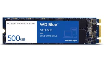 WD SSD BLUE 500GB / WDS500G2B0B / SATA 6Gb/s / Interní M.2 2280 / 3D nand