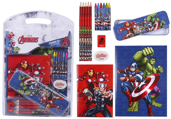 Set školních potřeb Marvel Comics|Avengers: 7 předmětů (23 x 35 cm) Set školních potřeb Marvel Comics|Avengers: 7 předmětů (23 x 35 cm)