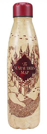 Nerezová láhev na pití Harry Potter: Marauders Map (objem 500 ml)