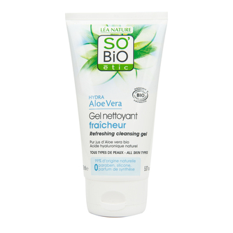Gel mycí hydratační Aloe vera 150 ml BIO   SO’BiO étic