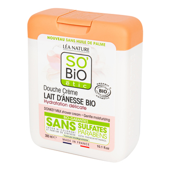 Gel sprchový a koupelový s oslím mlékem 300 ml BIO   SO’BiO étic