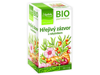 Čaj hřejivý zázvor s rakytníkem 40 g BIO  MEDIATE