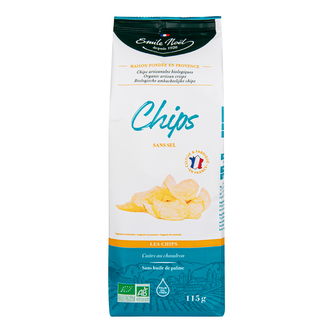 Chipsy bramborové bez soli 115 g BIO   EMILE NOËL