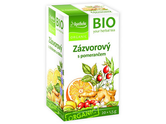 Čaj Zázvorový s pomerančem 30 g BIO   MEDIATE