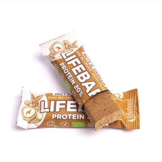 Tyčinka Lifebar protein oříšková s vanilkou 47 g BIO   LIFEFOOD