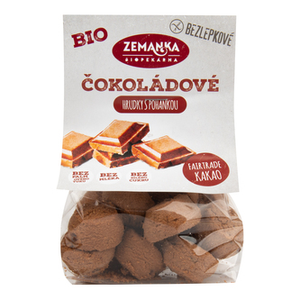 Hrudky pohankové s čokoládou bezlepkové 100 g BIO   ZEMANKA