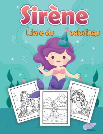 Sirène  Livre de coloriage pour enfants