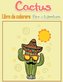 Cactus Libro da colorare per bambini