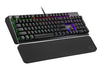 Cooler Master CK550 V2, herní klávesnice, RED Switch, RGB LED, US layout, černá