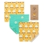The Beeswax Wrap Opakovaně použitelný obal s včelím voskem na sýry Bee Hive 3 ks