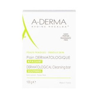 A-Derma Les Indispensables Tuhé mýdlo Dermatological Cleansing Bar 100 g pro ženy