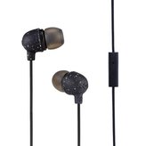 MARLEY Little Bird - Black, sluchátka do uší s ovladačem a mikrofonem