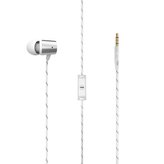 MARLEY Uplift 2.0 - Silver, sluchátka do uší s ovladačem a mikrofonem