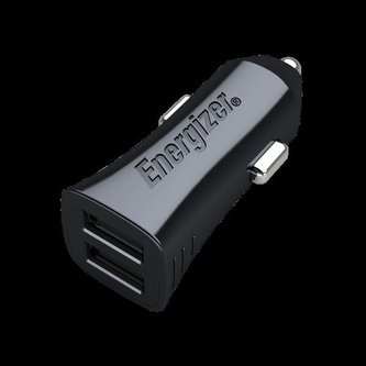 Energizer nabíječka do auta Ultimate, 2 USB, micro-USB kabel, 3,4A, černá