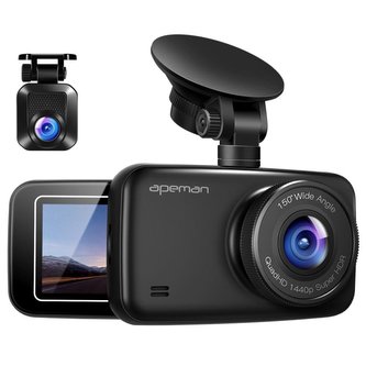 Digitální Autokamera Apeman C860, 1440P a 1080P Dual Dash Cam