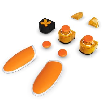 Thrustmaster ESWAP CRYSTAL ORANGE PACK, Sada 9 oranžových modulů pro ESWAP PRO CONTROLLER, PS4/PC