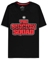Pánské tričko Suicie Squad 2|Sebevražedný oddíl 2: Logo (L) černá bavlna