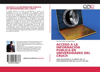 ACCESO A LA INFORMACIÓN PUBLICA EN UNIVERSIDADES DEL CRUCH