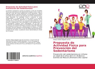 Propuesta de Actividad Física para Prevención del Sedentarismo