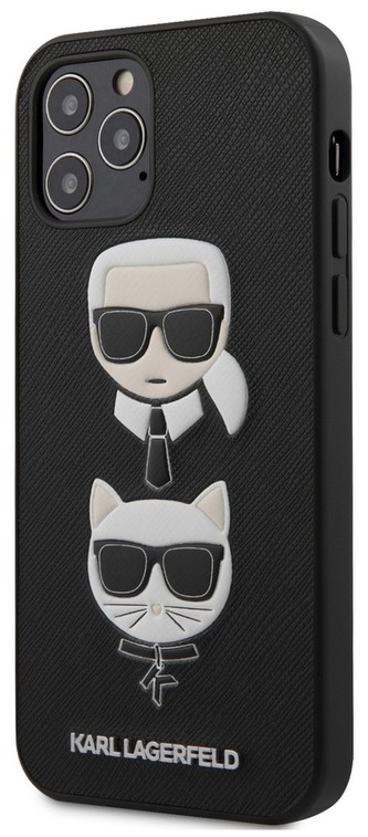 Karl Lagerfeld Saffiano Case iPhone 12/12 Pro,BLK