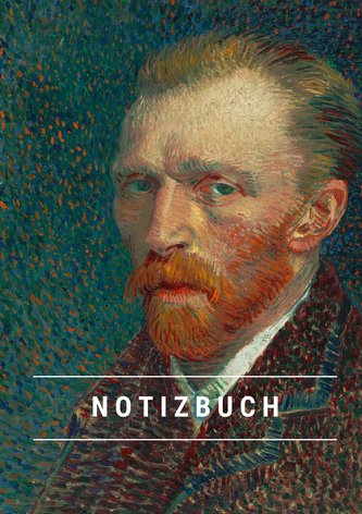 Notizbuch klein A5 Blanko - Notizheft 44 Seiten 90g/m² - Softcover Vincent van Gogh 