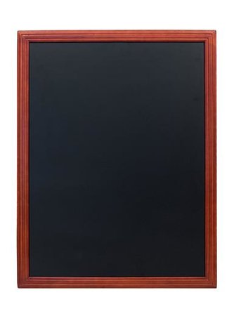 Tabule Securit UNIVERSAL nástěnná na popis křídou 70x90cm, Mahagony, lakovaná