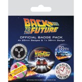 Sada placek Back To The Future - Delorean (5 ks)