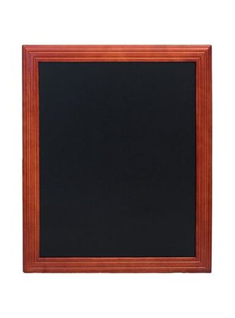 Tabule Securit UNIVERSAL nástěnná na popis křídou 50x60cm, Mahagony, lakovaná