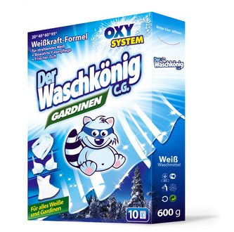 Waschkönig Gardinen 600 g prací prášek Waschkönig Gardinen 600 g prací prášek