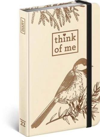 Týdenní diář Pták – Think of me 2022