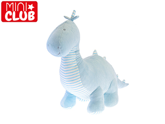 Dinosaurus plyšový 55cm modrý stojící 0m+