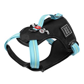 Postroj bezpečnostní Waudog Safety Fastex modrý XL